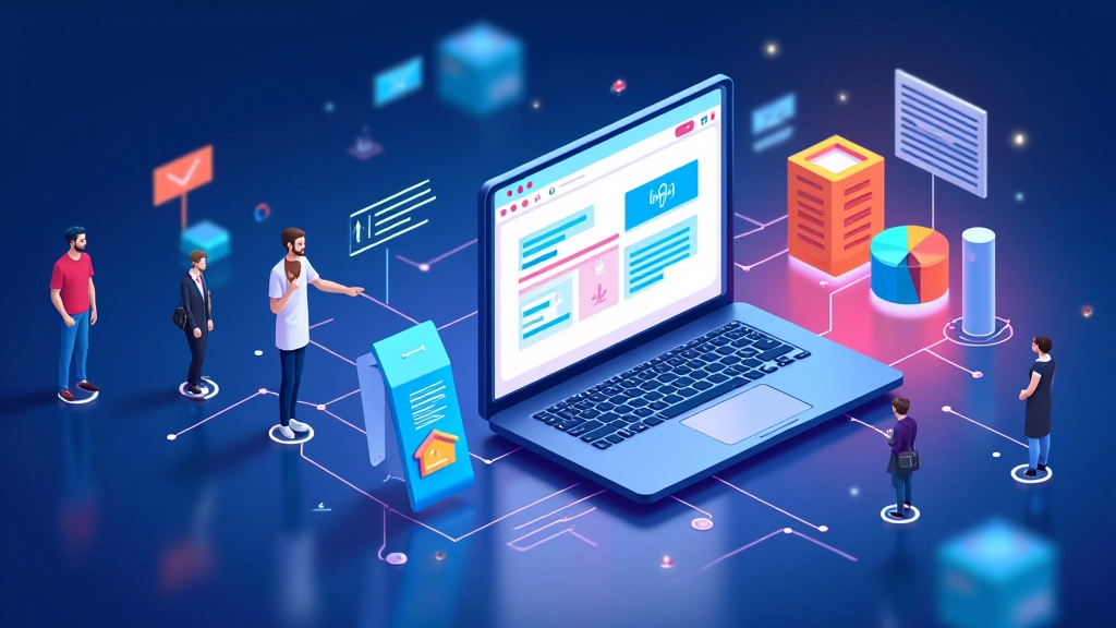 Interface montrant les canaux de distribution digitale avec statistiques de croissance