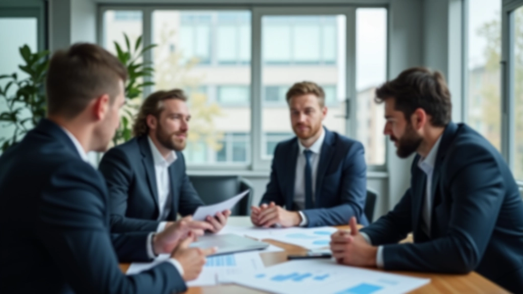 Équipe d'analystes en consultation