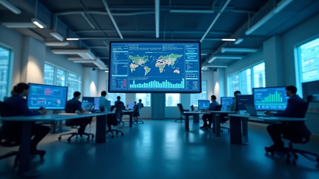 Tableau de bord d'analyse des données d'assurance avec graphiques de tendance et métriques du secteur